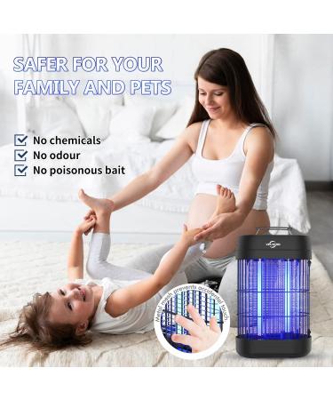 Viflykoo 14W Mosquito Trap - 1800V Insect Destroyer with Safety Features | Effective Mosquito Lamp for Bedroom Kitchen & Garden - Buy Online on GoSupps.com