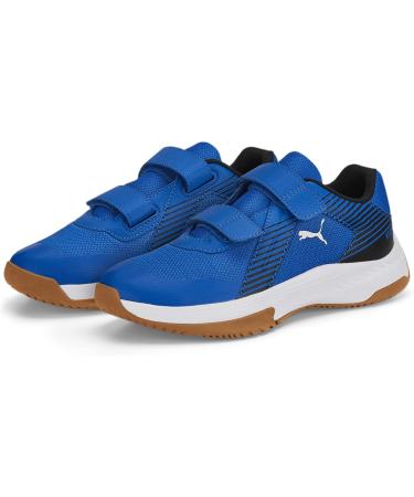 PUMA Unisex Kinder Varion V Jr Hallenturnschuh 28 EU - Puma Royal & White Gum | International Shipping Available - Buy Online on GoSupps.com