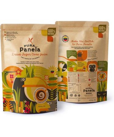 Pura Panela Colombiana - 454g Evaporated Cane Juice Sugar | Buy Online - Buy Online on GoSupps.com