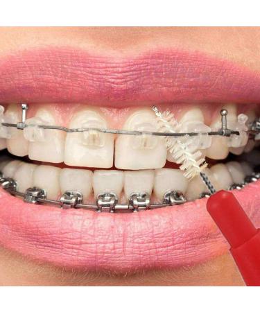 50pcs Interdental Brushes 2.5mm & 3mm - Soft Toothpicks & Dental Floss for Oral Hygiene | Healthy Tooth Cleaner - Buy Online on GoSupps.com