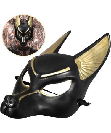 Buy Ciieeo Egyptian Anubis Mask | Adult Plastic Cosplay Costume Accessories for Halloween & Parties - Buy Online on GoSupps.com