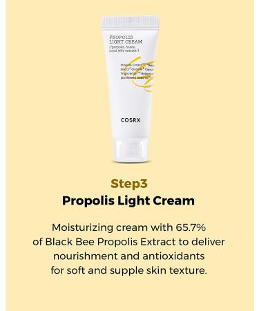 COSRX Honey Glow Kit: Propolis Toner, Ampoule & Cream for Moisturizing and Hydrating Skin - Buy Online on GoSupps.com