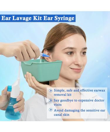 Buy Safe & Effective Ear Wax Removal Kit - Manual Ear Irrigation Flushing System for Adults Kids & Elders | Home Ear Cleaner - No Doctor Visit Required - Buy Online on GoSupps.com