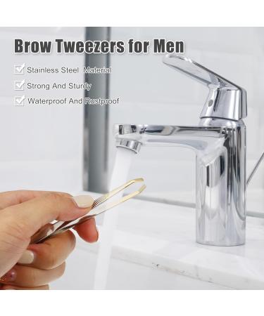 VOCOSTE Eyebrow Tweezers Stainless Steel Tweezers Silver Tone - Buy Online on GoSupps.com