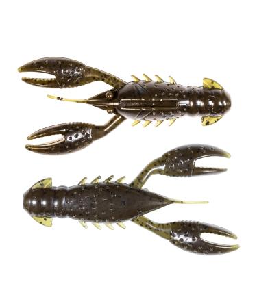 Z-MAN Pro CrawZ 3.5" Soft Plastic 3 Pack Green Pumpkin