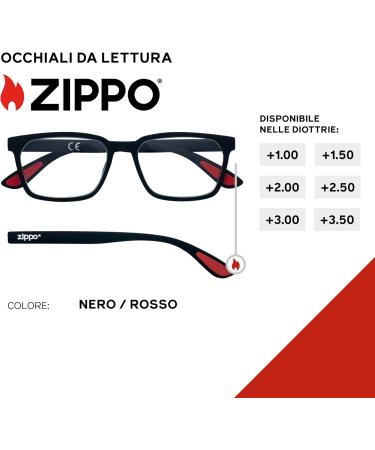 Buy Zippo Reading Glasses 2.00 - Model 31Z-Pr67-200 | Stylish & Durable | International Shipping Available - Buy Online on GoSupps.com