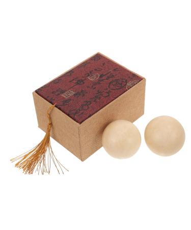 Gleavi 1 set of jade-fitness handball baoding stress balls baoding balls spiritual chinese baoding balls Jade balls massage jade meditation balls jade handballs hiking boccia
