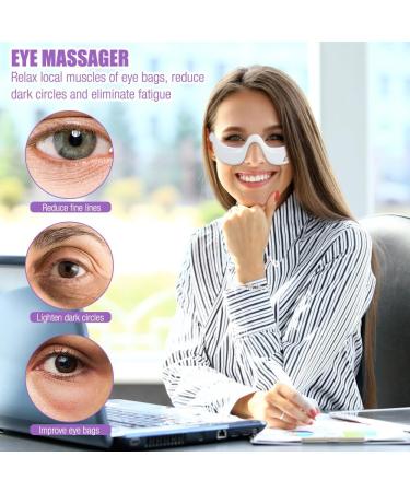 Naveso Eye Massager with Heat | Anti-Aging Device for Dark Circles | 6 Massage Modes & Adjustable Thickness | Relieve Dry Eyes & Reduce Puffiness - Buy Online on GoSupps.com