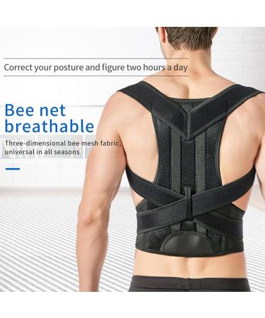 Back Posture Corrector Adjustable Upper Back Support Belt Shoulder Brace - Training Belts Back Support Straightener Posture Support Brace Soft Posture Corrector for Women Men Xl - Buy Online on GoSupps.com