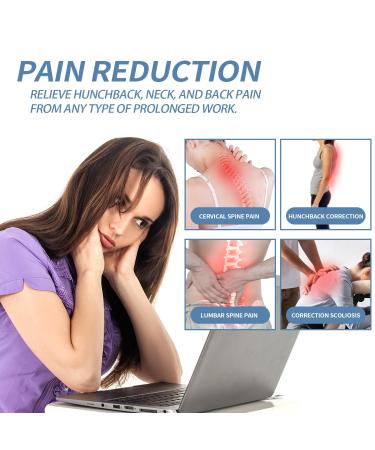 Back Brace Posture Corrector for Men & Women | Lumbar Support for Pain Relief | Scoliosis & Hunchback Aid | Improve Posture (Large - Buy Online on GoSupps.com