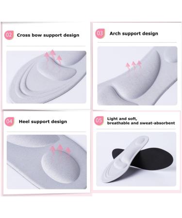 Breathable Anti-Slip Insoles for Running - Deodorant Cushion Shoe Pads (EU 35-39) - Stretch Sports Insole - Buy Online on GoSupps.com