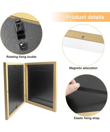 Quvbkz A4 Picture Frame for Children's Drawings - Fillable Folding Frames with Anterior Opening for Artwork Storage - Buy Online on GoSupps.com