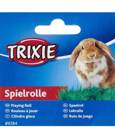 Trixie 6184 Play Roll for Small Animals - Durable Wooden Toy 5 x 7 cm | International Shipping Available - Buy Online on GoSupps.com