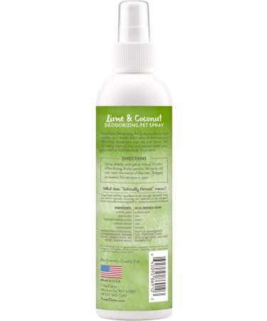 TropiClean Deodorizing Pet Spray Cologne - Lime & Coconut Scent - Natural Ingredients - Long Lasting - Made in USA - 8 oz - Buy Online on GoSupps.com