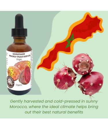 Prickly Pear Seed Oil Organic - Virgin (Cold Pressed Unrefined) for hydrated skin glowing mature skin. Nature s Desert Secret for Radiant Skin and Hair 1 oz (30ml) 1 Fl Oz (Pack of 1) - Buy Online on GoSupps.com