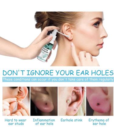 Piercing Aftercare Spray Piercing Aftercare Spray Solution To Shrink Piercing Bumps Suitable For Ears Nose Tongue Navel Piercings Cleansing Treatm Ent Soothing Mist 30ml - Buy Online on GoSupps.com