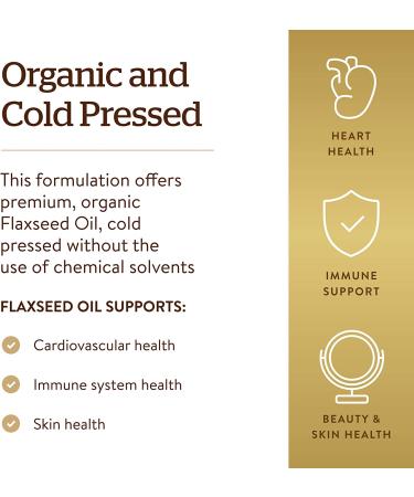 Solgar Flaxseed Oil 1250 mg - 250 Softgels for Heart & Health Support - Buy Online on GoSupps.com
