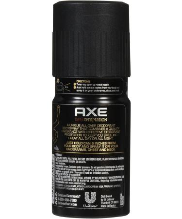 AXE Dark Temptation Body Spray for Men 4 oz - 2 Pack - Buy Online on GoSupps.com