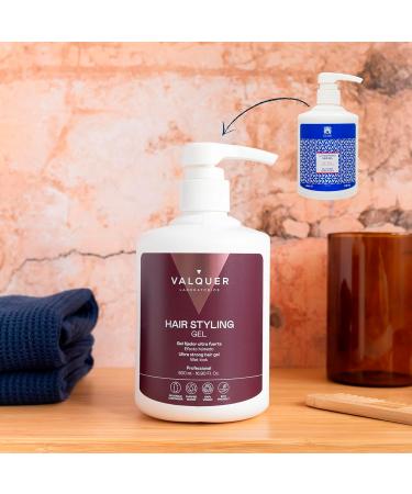 Valquer Profesional Ultra-strong hair fixing gel. Hair gel. Vegan and sulfate-free. vegan. Hair gum. Hair fixation. Define hairstyle - 500 Ml - Buy Online on GoSupps.com