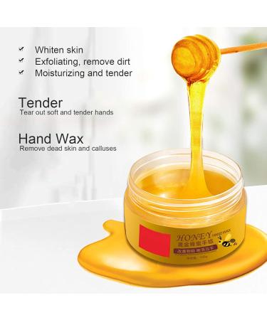 Hand Care Mask 2 Honey Handwax Peeling Masks for Brightening & Moisturizing Skin | Improve Hand Texture - Buy Online on GoSupps.com