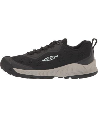 KEEN Women's Nxis Speed Low Hiking Shoes 9 Black/Blue Glass - Vented & Lightweight - Buy Online on GoSupps.com