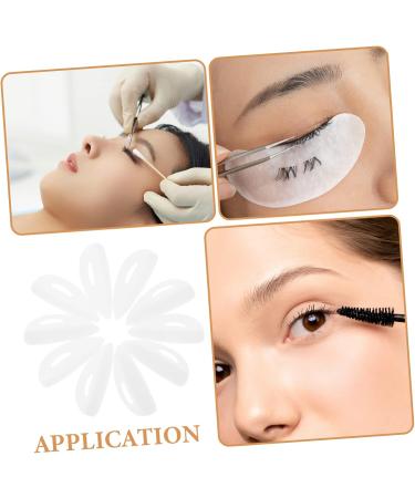Angoily 10 Pairs Eyelash Pad Eyelash Perming Pad Silicone Gasket Lash Lift Props False Eyelash Beauty Eyelash Tools Lash Lift Rods for Women Extension Pad White Silica Gel - Buy Online on GoSupps.com