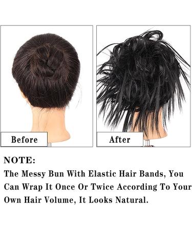 Messy Bun Hair Piece for Women Synthetic Tousled Updo Messy Bun Hair Pieces Hair Scrunchies Extensions with Elastic Band Ponytails Hair Extensions for Women Fake Hair Accessories for Women Girls Pink - Buy Online on GoSupps.com