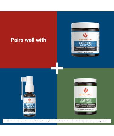 ACTIVATEDYOU Total Bio Reset- Detox Formula for Cleansing & Flushing Digestive System for Radiant Skin & Sustained Energy w/Chlorella, Kiwi Fruit, and Dandelion Root (60 Capsules) - Buy Online on GoSupps.com