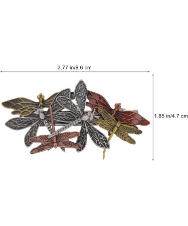 minkissy Punk Barrettes Metal Trim French Decor Wedding Accessories Steampunk Hair Accessories Hair Clip for Women Dragonfly Girls Hair Clamp Hairpin for Girl Retro Barrette Automatic Miss - Buy Online on GoSupps.com