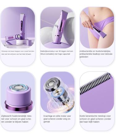 Enthusiasm Body Hair Trimmer Body Hair Shaver Multifunctional Portable Trimmer For Legs Face Arms Beard Eyebrows Intimate Zones Ears - Buy Online on GoSupps.com