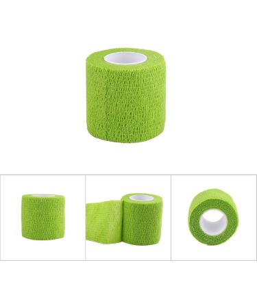 Waterproof Self Adhesive Bandage Tape Set - 5 Rolls Green Finger Joints Wrap for Sports Care & Elastic Support - Buy Online on GoSupps.com