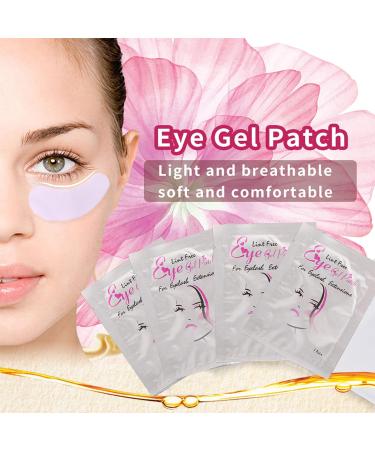 Jiasoval 50 Pairs Under Eye Gel Pads for Eyelash Extensions - Lint-Free Eye Patch Pads for Salons and Individual Lash Extensions - Buy Online on GoSupps.com