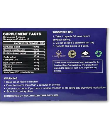 Optimaxus Energy Support - Endurance & Extra Strength - 10pk | International Shipping Available - Buy Online on GoSupps.com