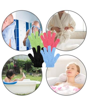 Duufin 14 Pairs Exfoliating Gloves - Spa & Shower Body Scrub, Dead Skin Remover - Buy Online on GoSupps.com