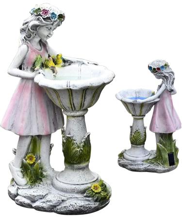 Solar Fairy Statue Solar Fairy Garden Ornaments Outdoor Solar Lights Fairy Figurine Resin Angel Garden Ornaments Solar Lights Fairy Figurine - Buy Online on GoSupps.com