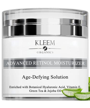 Pure Anti-Wrinkle Face & Neck Retinol Cream with Hyaluronic Acid - Premium Anti-Aging Face Moisturizer - Anti Aging Firming Facial Cream to Reduce Wrinkles, Dark Spots, Fine Lines, Sun Damage - 1.7 Oz - Buy Online on GoSupps.com
