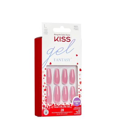 KISS Gel Fantasy Valentine's Day Sculpted Nails- Flower Bouquet 28 Count - Buy Online on GoSupps.com
