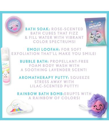 Just My Style MoodJoy Bubbly Bath Time Set | Bath Spa Essentials - Lavender Bubble Bath, Rose Bath Soak, Rainbow Bath Bomb | Aromatherapy Bath Kit by Horizon Group USA - Buy Online on GoSupps.com