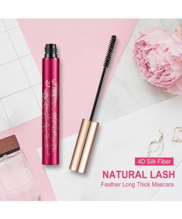Lash Mascara | Black Mascara Special Brush Head For Curly And Slender Lashes 4D Waterproof And Sweatproof Formula For Daily Use Commute - Buy Online on GoSupps.com