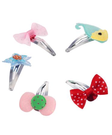 Hotop 50 Pack Snap Hair Clips | Hair Barrettes for Kids, Girls, and Women | 50mm (Silver) - Buy Online on GoSupps.com