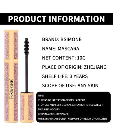 Waterproof Mascara Black | Eye Makeup Brush | Smudge-Proof Water-Resistant Mascara Liquid Tubing Mascara Cruelty- Eye Makeup for - Buy Online on GoSupps.com