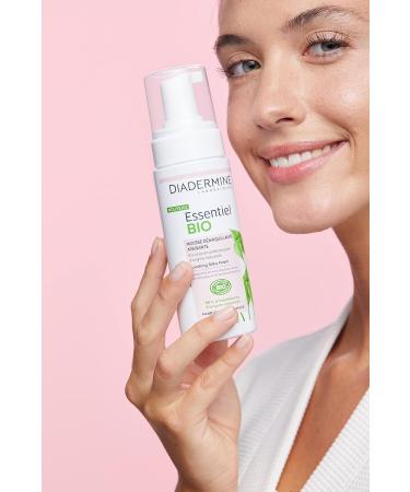 Diadermine Essential Bio Facial Cleaner - Soiling Foam with 99% Natural Ingredients & Prebiotics - 150 ml - Bio-Certified International Shipping - Buy Online on GoSupps.com