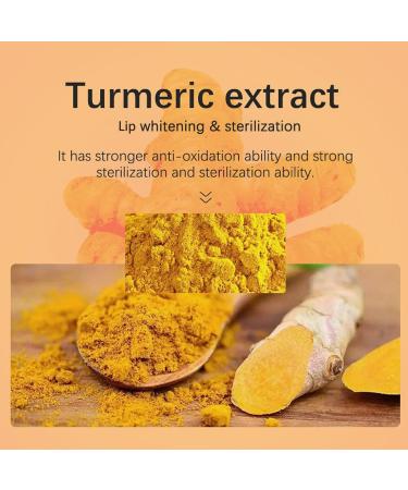 Lip Lightening For Dark Lips Whitening Turmeric Lip Balm Lips Pink Bleaching Cream Balm Moisturizing Daily Lip Care Balm with Turmeric Extract Repair Cracked Chapped Dry Lips (5g) - Buy Online on GoSupps.com