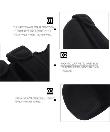 ZZBB Adjustable Wrist Support Finger Orthotics Training Fingerboard Points Hand Wrist Brace Hand Brace Functional Hand Splint for Stroke Hemiplegia Patients Tendons Exercise Left Medium - Buy Online on GoSupps.com