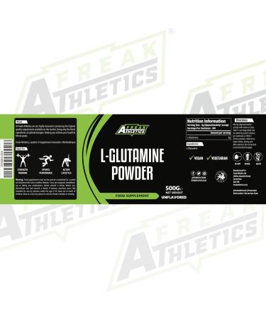 L-Glutamine Powder 500g Unflavoured by Freak Athletics - Pack of 1 - Buy Online on GoSupps.com