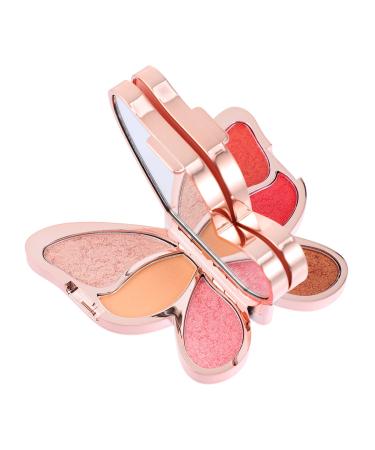 FOMIYES 1pc Eyeshadow Palette Creamy Blush Glitter Makeup Cream Eyeshadow Girl Cosmetic Woman Portable Tray 1 count (Pack of 1) As Shown 2