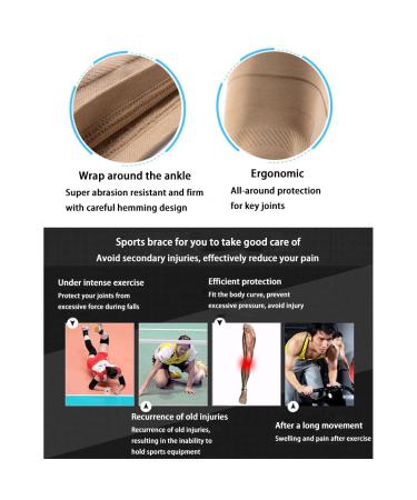 Level 2 Compression Medical Knee Pads with Patella Gel Support - Joint Pain Relief Sleeves for Working Out - Large 1 Pair Beige - International Shipping Available - Buy Online on GoSupps.com