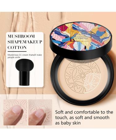 Periodicali Makeup Periodicali Mushroom Head Air Cushion CC Cream Periodicali Mushroom Makeup Indicativet New Mushroom Head Air Cushion CC Cream 2024 New Mushroom Head Air Cushion Cc Cream Natural Color - Buy Online on GoSupps.com