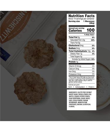 Manischewitz Cookies 'n Cream Macaroons 10oz Tin - Delicious Kosher Treat - Buy Online on GoSupps.com