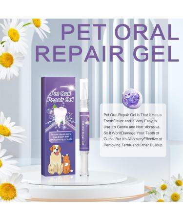 2Pcs Pet Oral Repair Gel 20g Pet Oral Repair Gel for Dogs Cats Pet Mint Breath Freshener Tooth Pen Removing Tartar Pet Toothpaste for Dog Cat - Buy Online on GoSupps.com